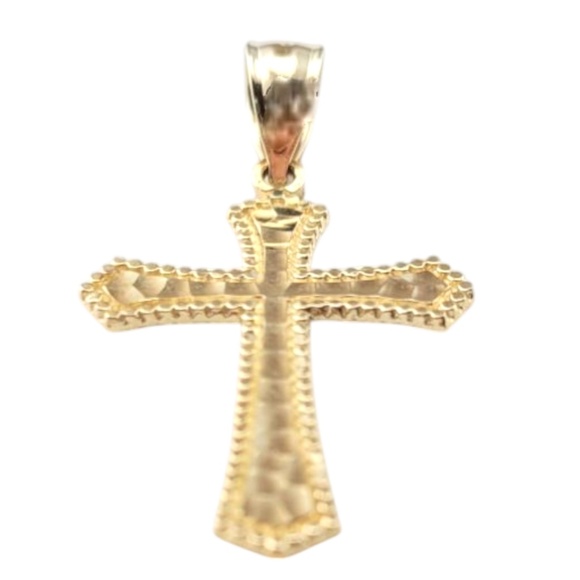 14 Karat Yellow Gold Cross Pendant #20891 - Picture 1 of 12